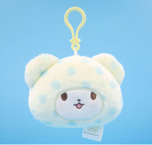 頭型吊飾毛毯熊